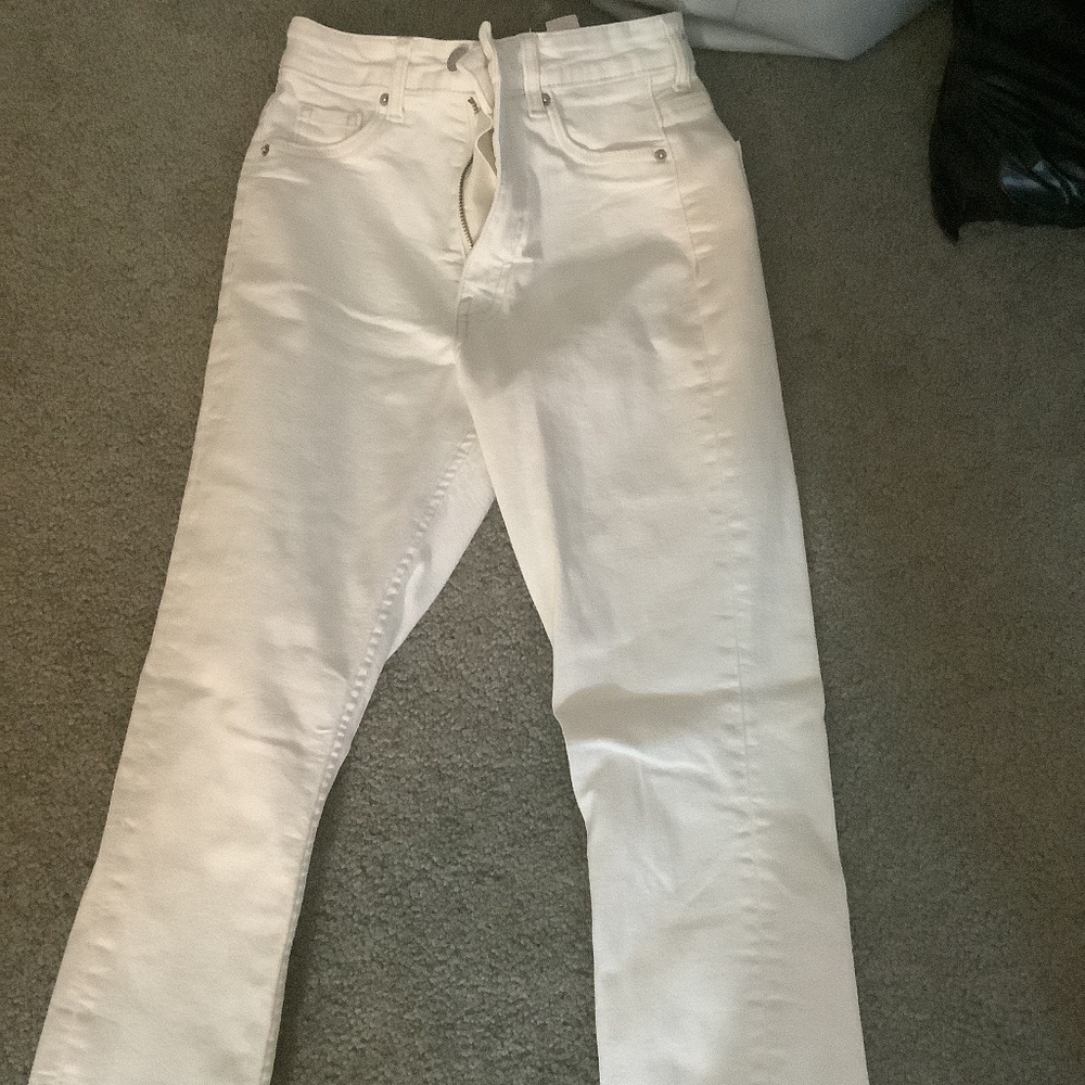 H&M White Curvy Jeggings